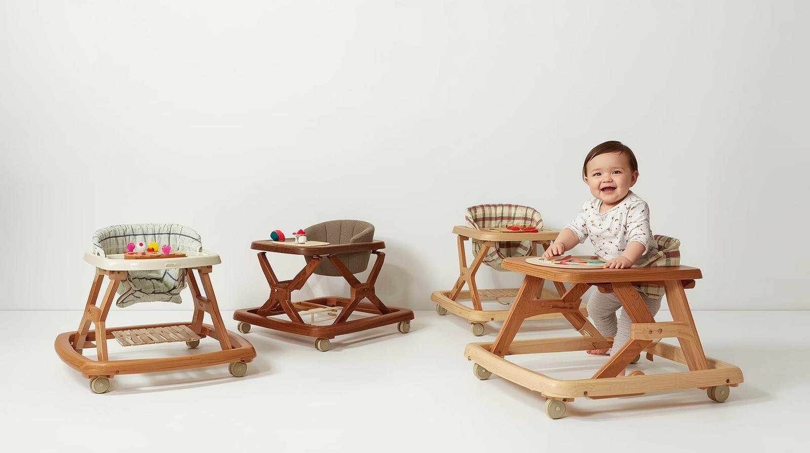 The Best Wooden Baby Walkers Loved by American Moms This Year